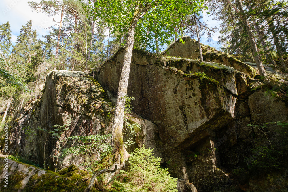 Skrole Hie gorge in Småland Sweden