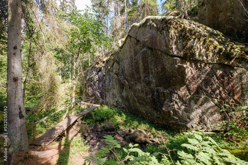Skrole Hie gorge in Småland Sweden Skrole Hie gorge in Småland Sweden