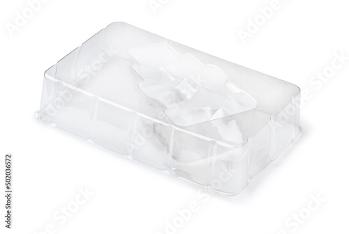 Empty thermoformable pvc blister product pack