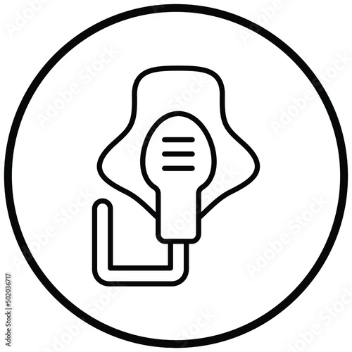 Oxygen Mask Icon Style