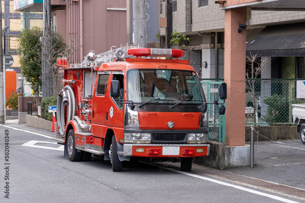 Fototapeta premium 消防車