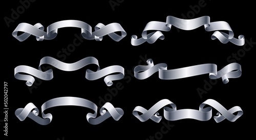 Silver pennant tapes