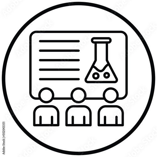 Chemistry Seminar Icon Style