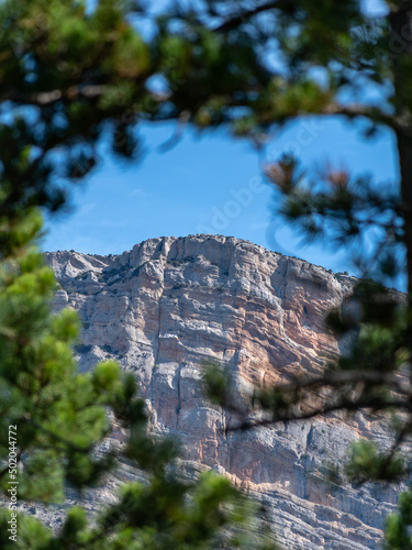 mountain in the distance