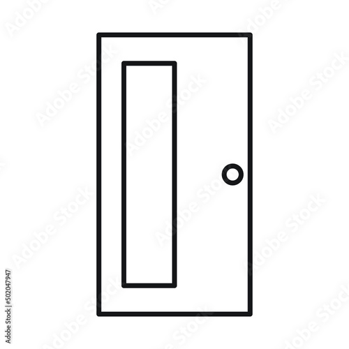 Door vector for website symbol icon presentation