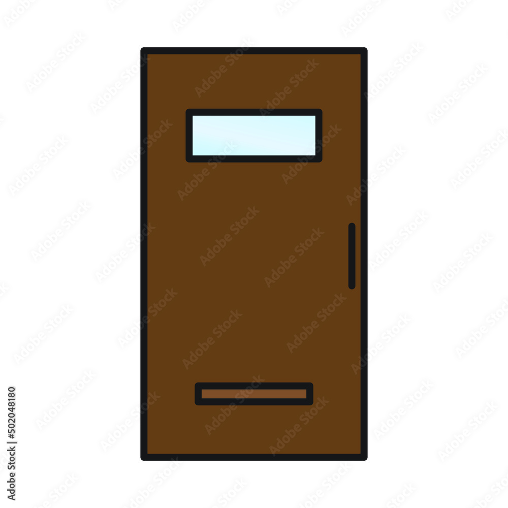 Door vector for website symbol icon presentation