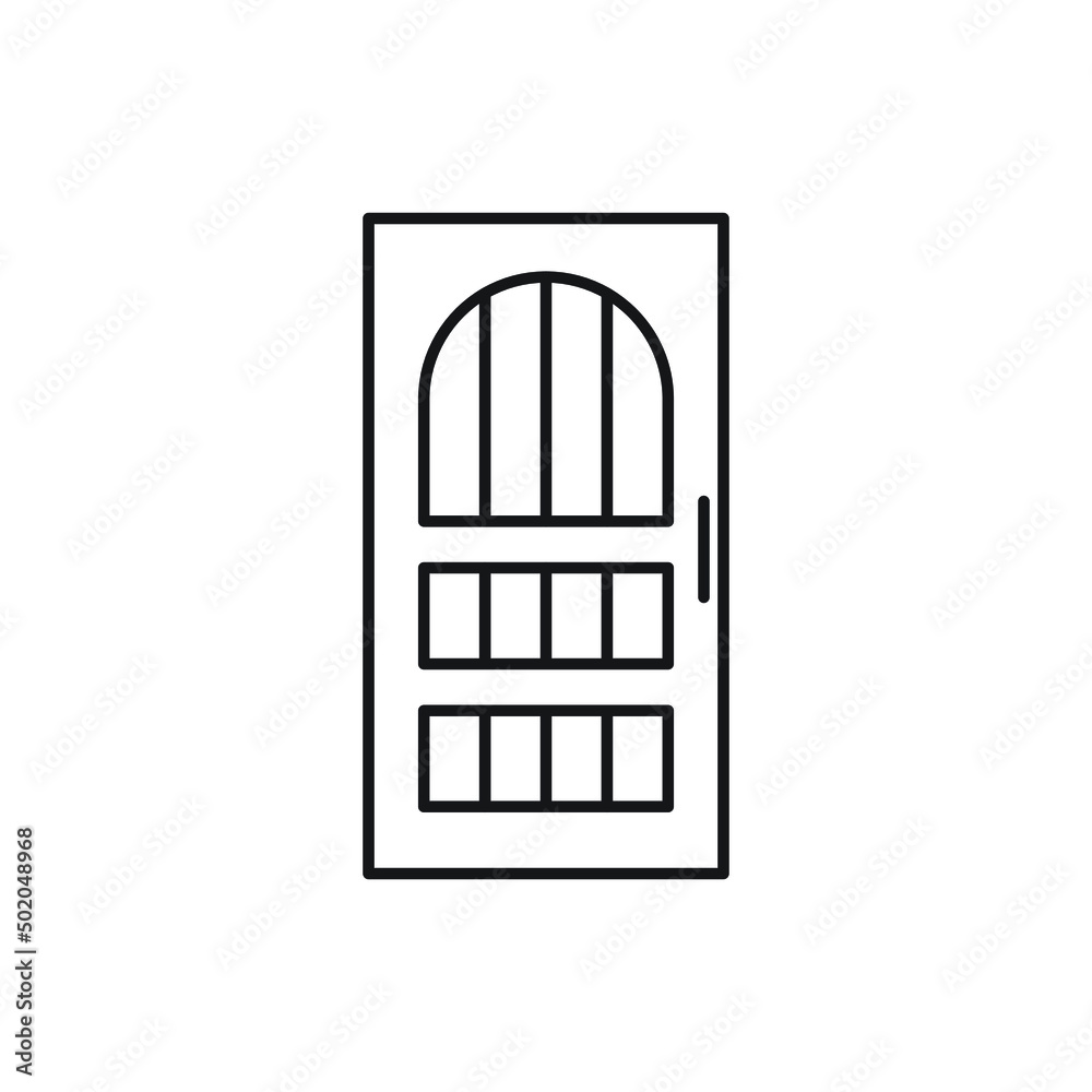 Door vector for website symbol icon presentation Door vector for website symbol icon presentation