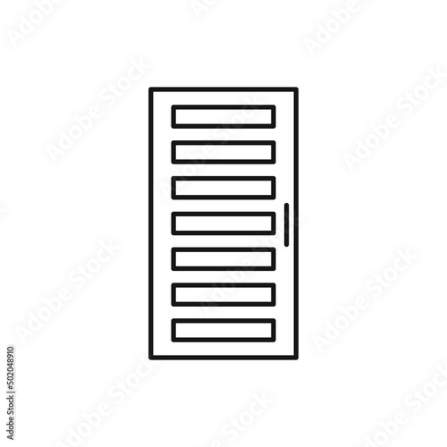 Door vector for website symbol icon presentation © Daceha