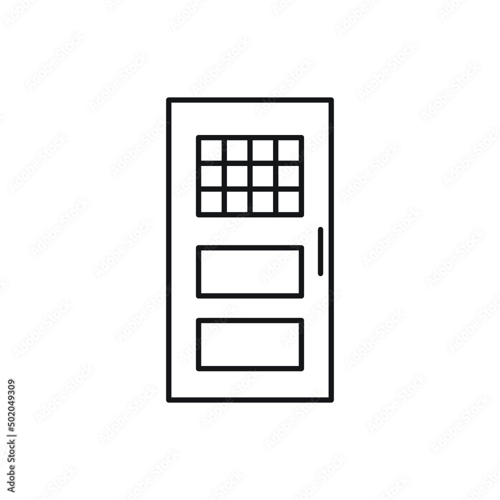 Door vector for website symbol icon presentation Door vector for website symbol icon presentation
