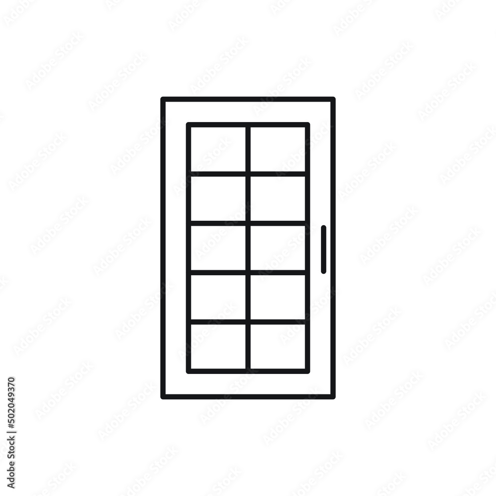 Door vector for website symbol icon presentation