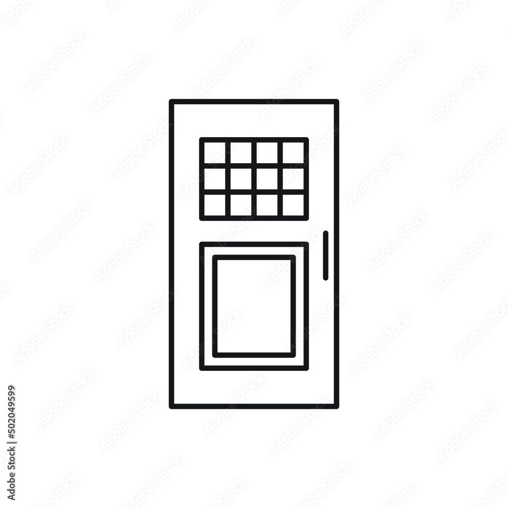 Door vector for website symbol icon presentation Door vector for website symbol icon presentation