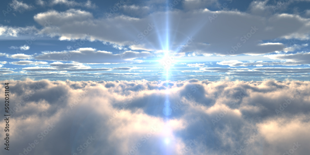 above clouds fly sunset sun ray above clouds fly sunset sun ray