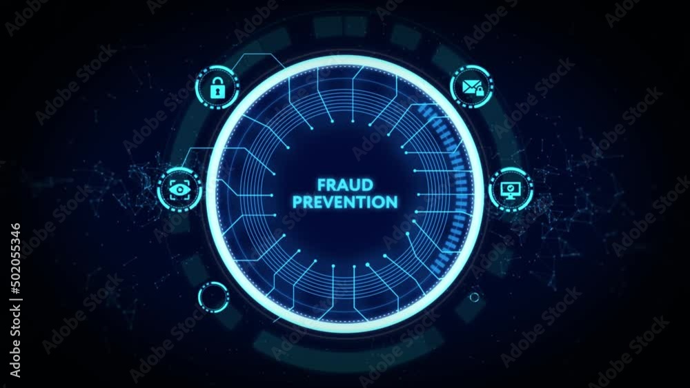 Cyber security data protection business technology privacy concept. Fraud prevention