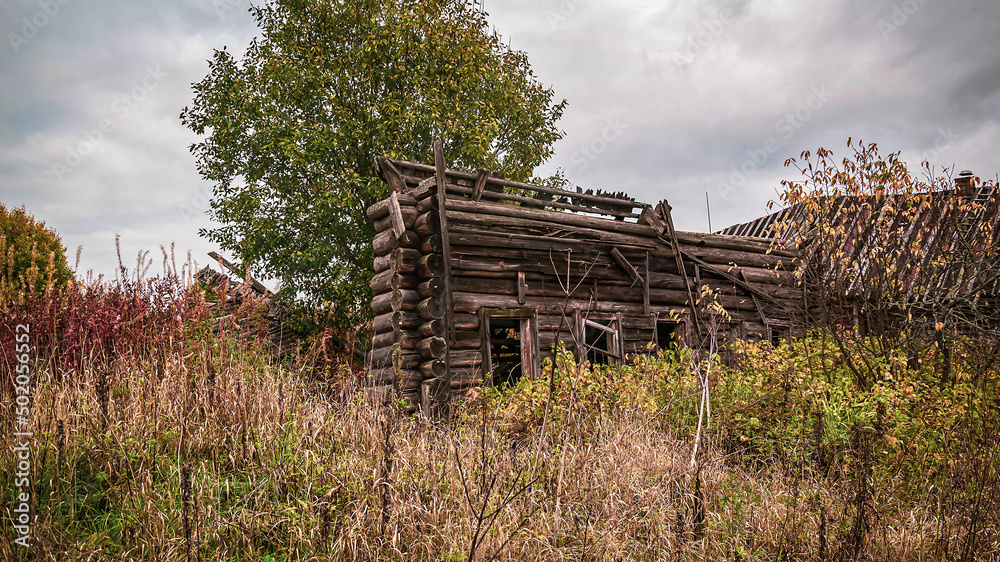 abandoned village houses