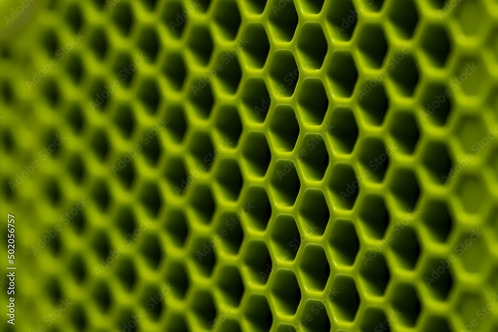 Thermoplastic honeycomb pattern, modern materials structure Thermoplastic honeycomb pattern, modern materials structure