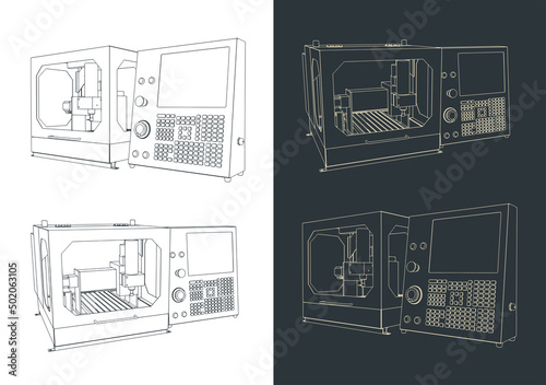 Desktop CNC router machine