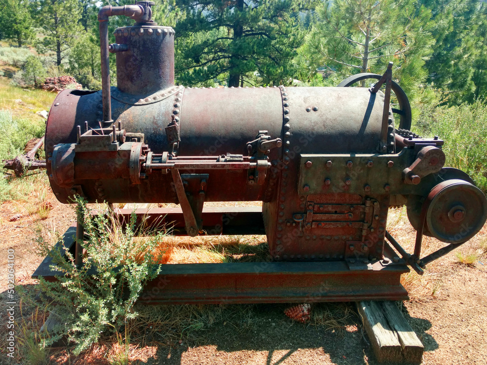 steam engine vintage farm antique harvester rusting old farming harvest retro machinery equipment