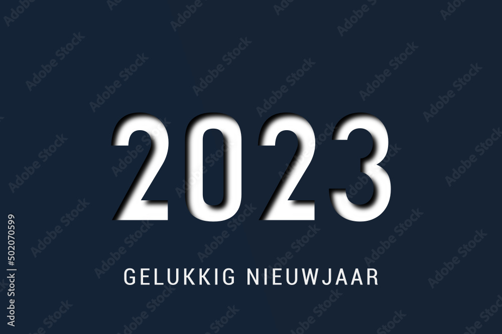 2023 - gelukkig nieuwjaar 2023	
