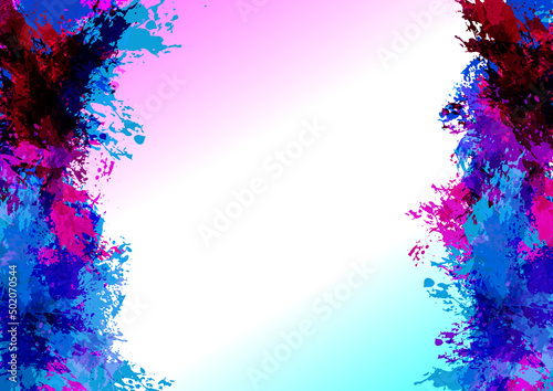 Abstract vector splash and paint color background. Paint splash color. Vector illustration design background.