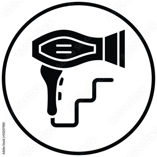 Hairdryer Icon Style