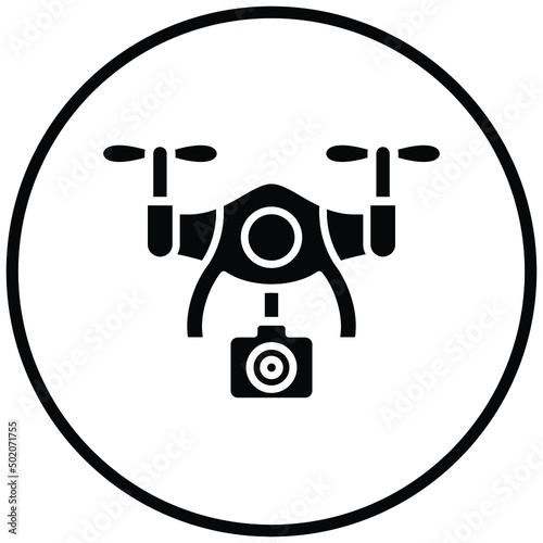 Drone Camera Icon Style
