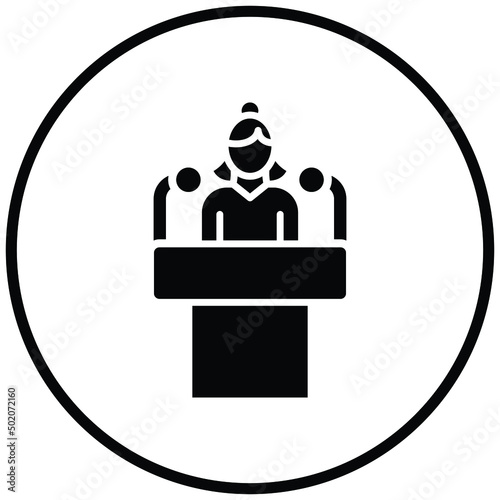 Press Secretary Icon Style