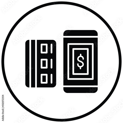 Cashless Payment Icon Style