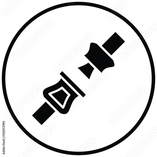 Safety Belt Icon Style