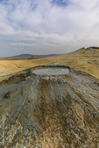 Mud volcanoes in the mounta...