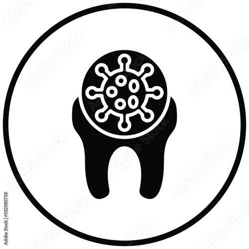 Tooth Infection Icon Style