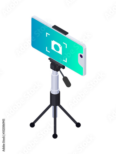 Isometric Smartphone Tripod