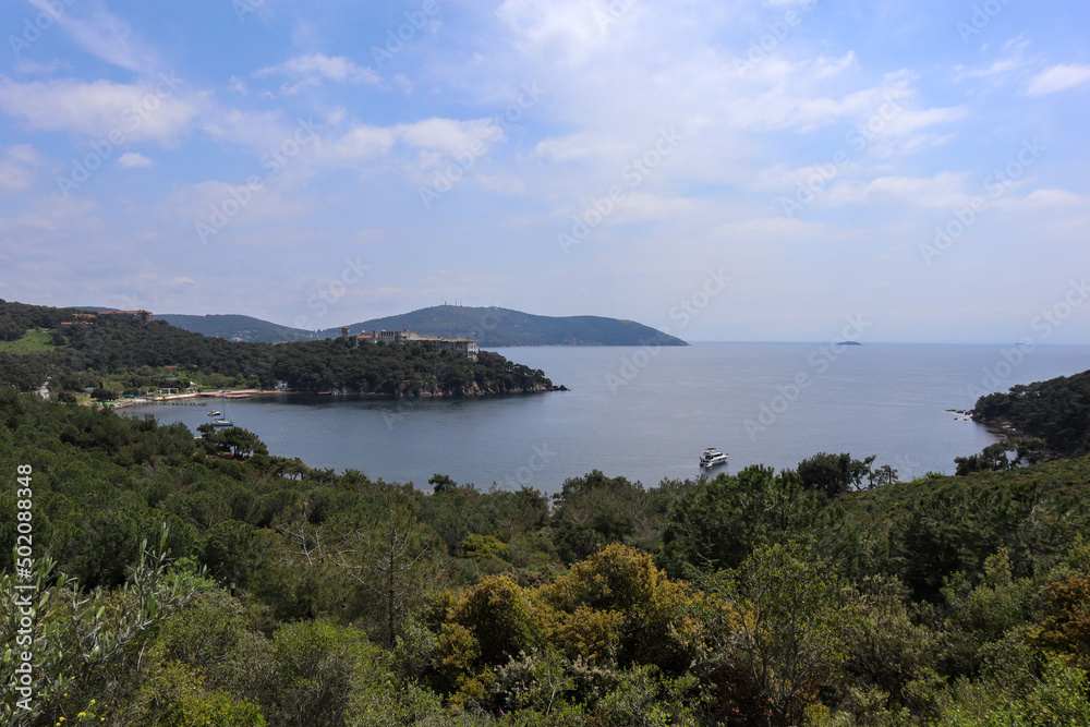 Istanbul Heybeliada Bay and Forest
