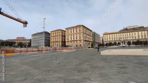 Napoli - Panoramica di Piazza Municipio dopo i lavori photo
