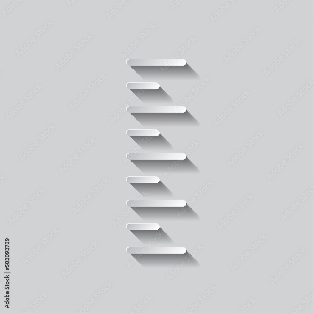 Thermometer simple vector icon. Flat design. Paper style with shadow. Gray background.ai Thermometer simple vector icon. Flat design. Paper style with shadow. Gray background.ai