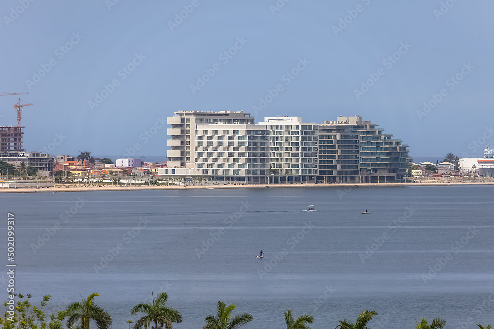 Luanda bay, Modern architecture buildings, marginal and central