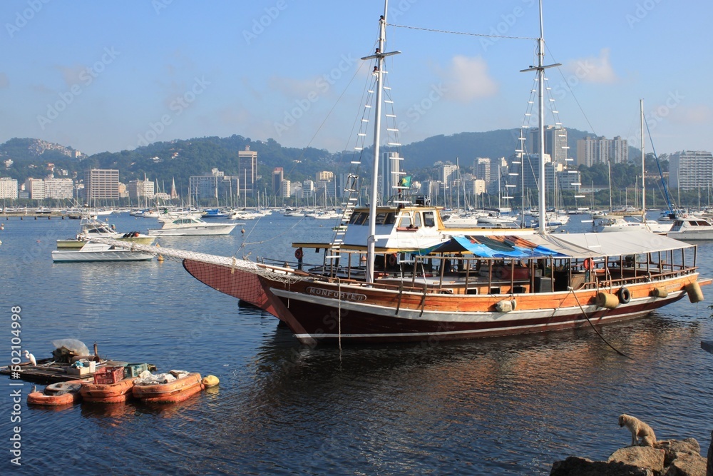 Fototapeta premium boats in the harbor
