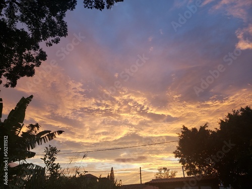 beach sun cloud sunset landscape horison sea photo