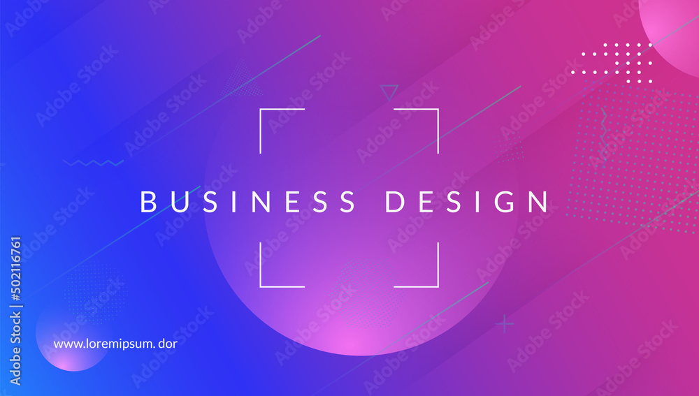 Geometric Flyer. Color Dynamic Cover. Abstract Screen. Hipster Page. Horizontal Wallpaper. 3d Landing Page. Gradient Banner. Blue Graphic Background. Magenta Geometric Flyer