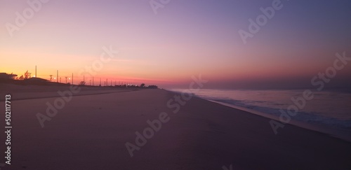 sand sun sunset cloud landscape sea © Adobe