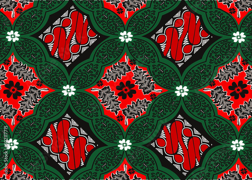 Indonesian batik motif, Batik is a technique of wax-resist dyeing applied to whole cloth, or cloth made using this technique originated from Indonesia