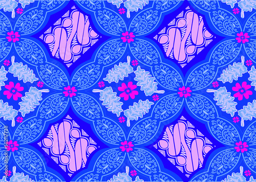 Indonesian batik motif, Batik is a technique of wax-resist dyeing applied to whole cloth, or cloth made using this technique originated from Indonesia