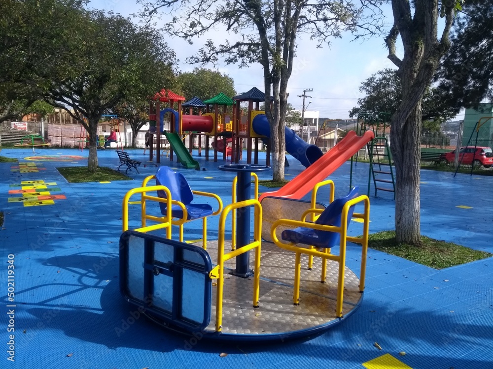 children playground in the park