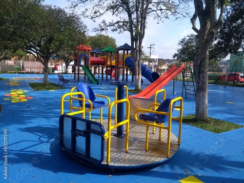 children playground in the park