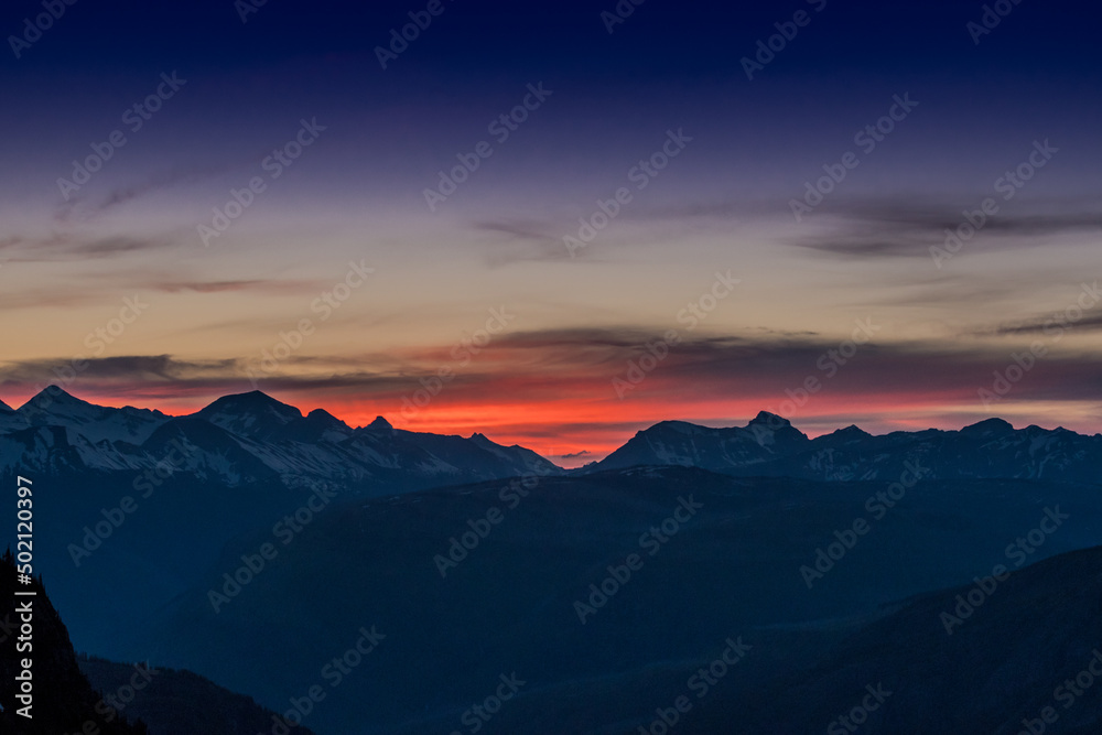 Sunset Over Camas Ridge