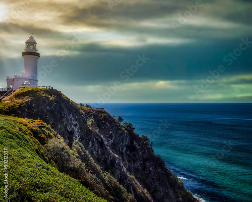 lighthouse on a cliff