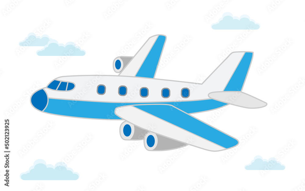 Aircraft illustration vector design, 항공기 일러스트 벡터 디자인소스