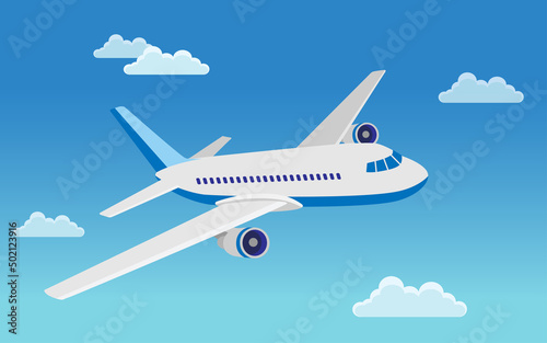 Aircraft illustration vector design, 항공기 일러스트 벡터 디자인소스