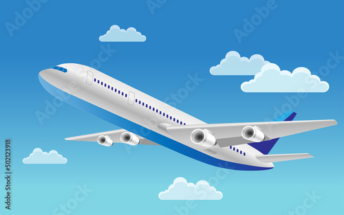 Aircraft illustration vector design, 항공기 일러스트 벡터 디자인소스