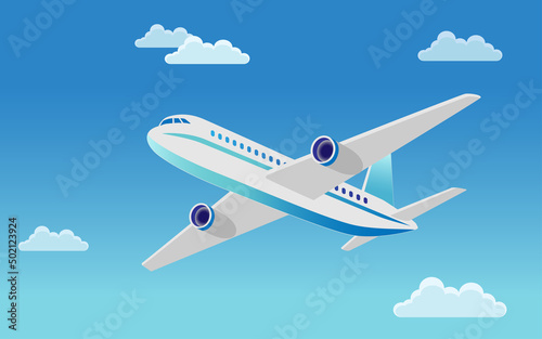 Aircraft illustration vector design, 항공기 일러스트 벡터 디자인소스