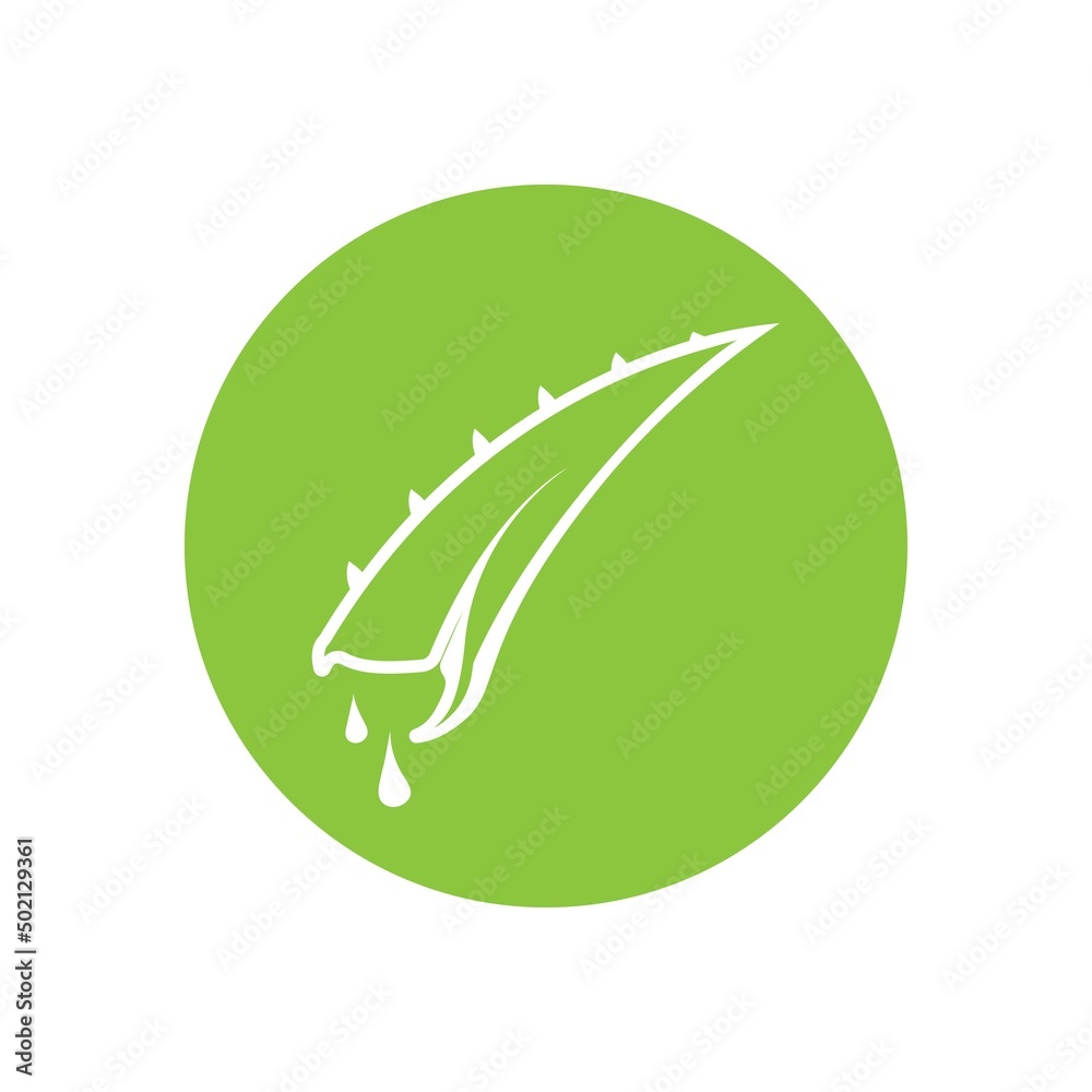aloe vera logo design icon vector aloe vera logo design icon vector